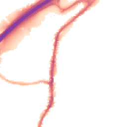 Night-time road noise heatmap for BB9 5HJ