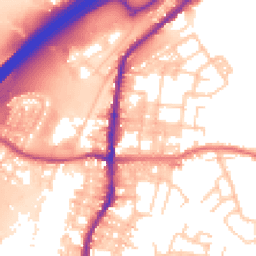 Daytime road noise heatmap for BB9 5HL