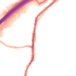 Night-time road noise heatmap for BB9 5HL