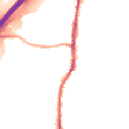 Night-time road noise heatmap for BB9 5LQ