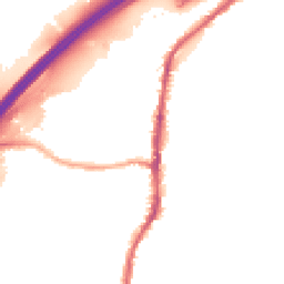 Night-time road noise heatmap for BB9 5PA