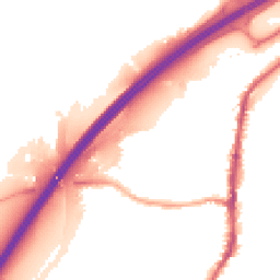 Night-time road noise heatmap for BB9 5QA
