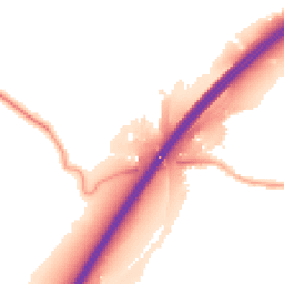 Night-time road noise heatmap for BB9 5QL