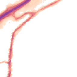 Night-time road noise heatmap for BB9 5RX