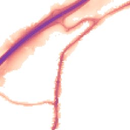 Night-time road noise heatmap for BB9 5SD