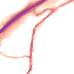 Night-time road noise heatmap for BB9 5SE