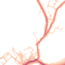 Daytime road noise heatmap for BB9 6AD