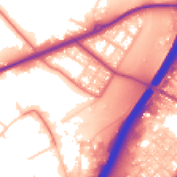 Daytime road noise heatmap for BB9 6BX
