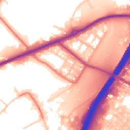 Daytime road noise heatmap for BB9 6BZ