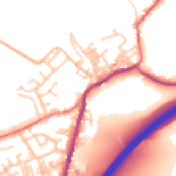 Daytime road noise heatmap for BB9 6EP