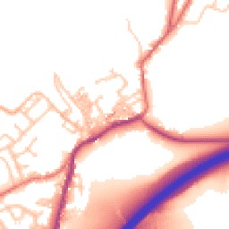 Daytime road noise heatmap for BB9 6HY
