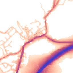 Daytime road noise heatmap for BB9 6JE