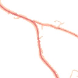 Daytime road noise heatmap for BB9 6LS