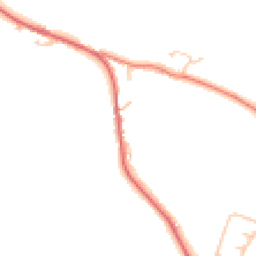 Daytime road noise heatmap for BB9 6LT
