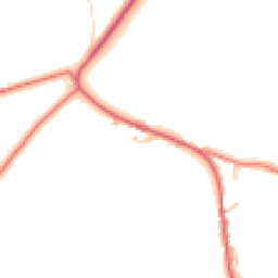 Daytime road noise heatmap for BB9 6LW