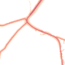 Daytime road noise heatmap for BB9 6NB