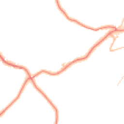 Daytime road noise heatmap for BB9 6NE