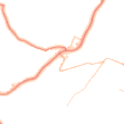 Daytime road noise heatmap for BB9 6NR