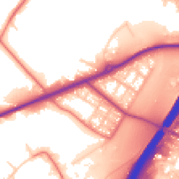 Daytime road noise heatmap for BB9 6PX