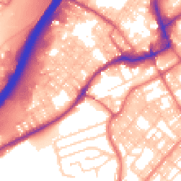 Daytime road noise heatmap for BB9 7AD