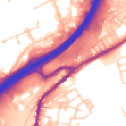 Daytime road noise heatmap for BB9 7DX