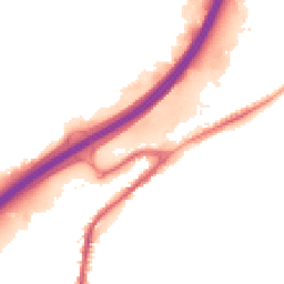 Night-time road noise heatmap for BB9 7DX