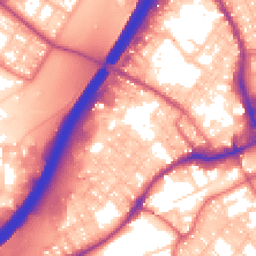 Daytime road noise heatmap for BB9 7HJ