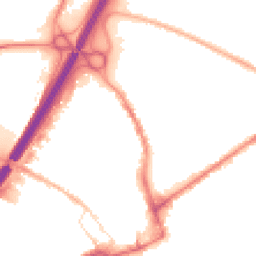 Night-time road noise heatmap for BB9 7PG
