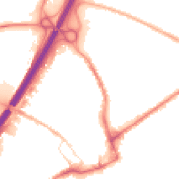 Night-time road noise heatmap for BB9 7PZ