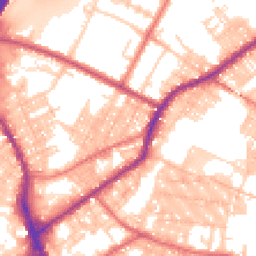 Daytime road noise heatmap for BB9 7RH