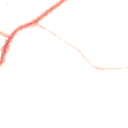Night-time road noise heatmap for BB9 8AX