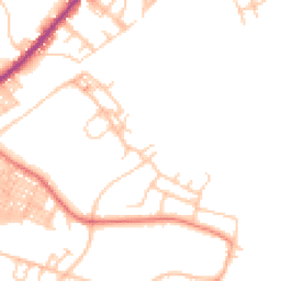 Daytime road noise heatmap for BB9 8JX