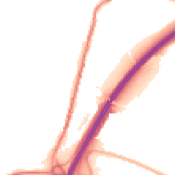 Night-time road noise heatmap for BB9 8PX