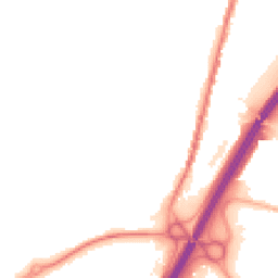 Night-time road noise heatmap for BB9 8RD