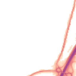 Night-time road noise heatmap for BB9 8SH