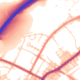 Daytime road noise heatmap for BB9 8SL