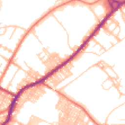 Daytime road noise heatmap for BB9 8TQ