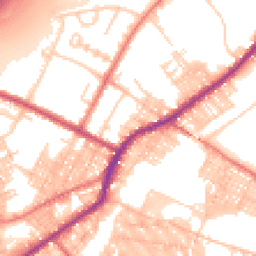 Daytime road noise heatmap for BB9 8TX