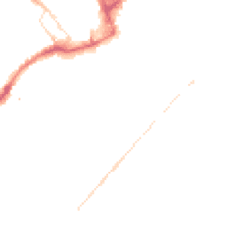 Night-time road noise heatmap for BB9 9BX