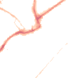 Night-time road noise heatmap for BB9 9DU