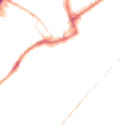 Night-time road noise heatmap for BB9 9EG