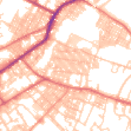 Daytime road noise heatmap for BB9 9HR