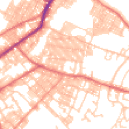Daytime road noise heatmap for BB9 9HU