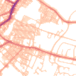 Daytime road noise heatmap for BB9 9JP