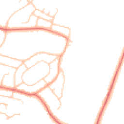 Daytime road noise heatmap for BB9 9LQ