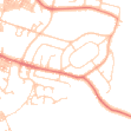 Daytime road noise heatmap for BB9 9LU