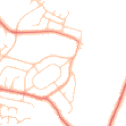 Daytime road noise heatmap for BB9 9NA