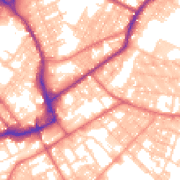 Daytime road noise heatmap for BB9 9TP
