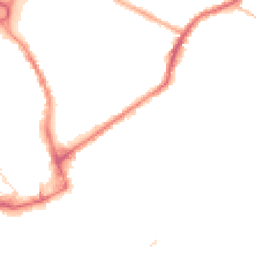 Night-time road noise heatmap for BB9 9TU
