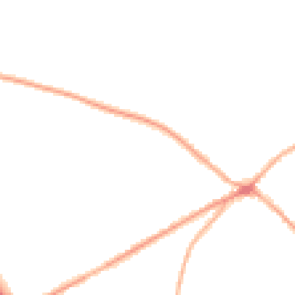 Night-time road noise heatmap for BD11 1AD